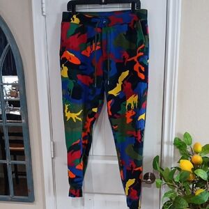 Polo Ralph Lauren Multicolor BIG PONY Camouflage SWEAT Pants